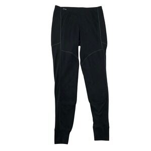 Odlo Womens Black Thermal Base Layer Leggings Size Medium Made in Portugal